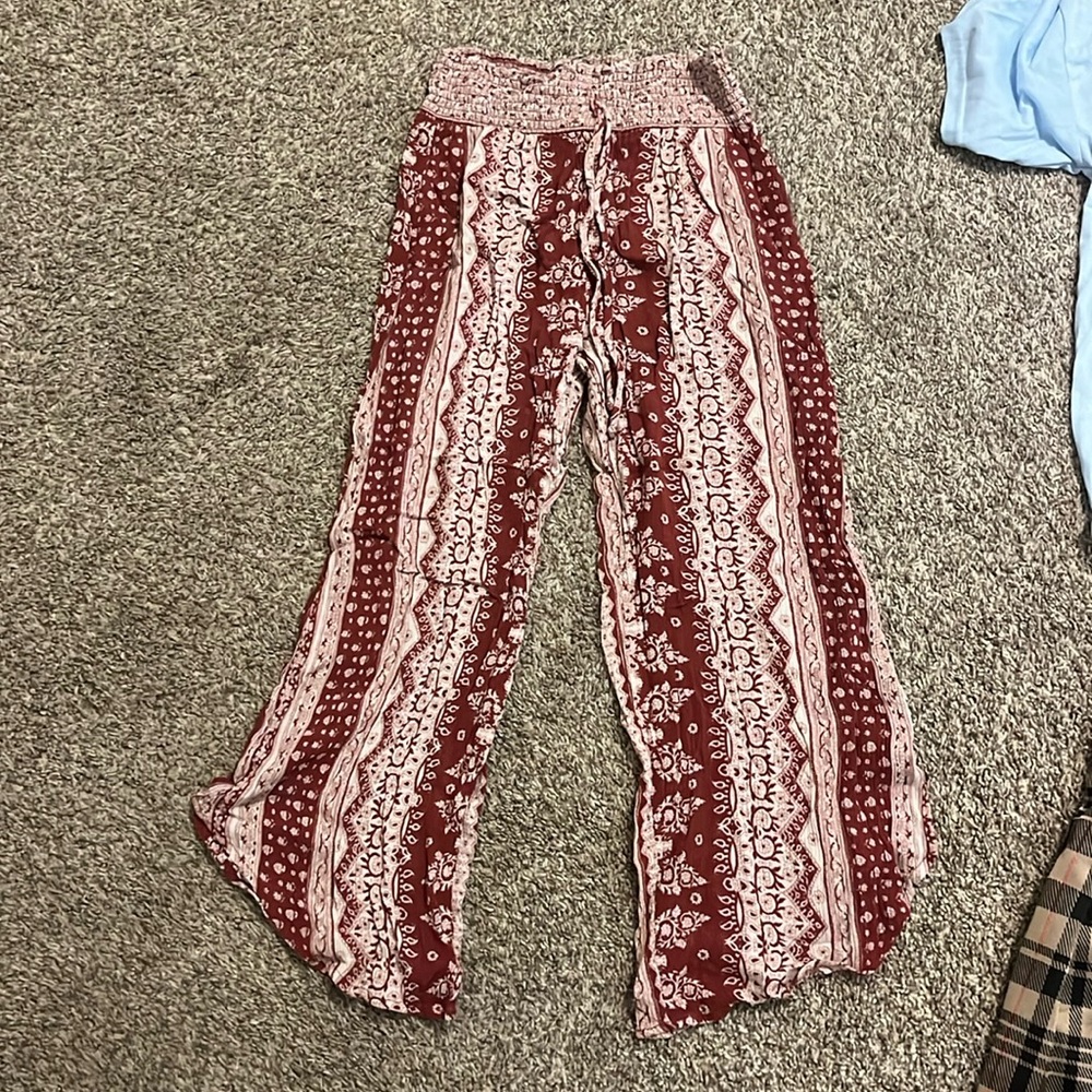 red pants